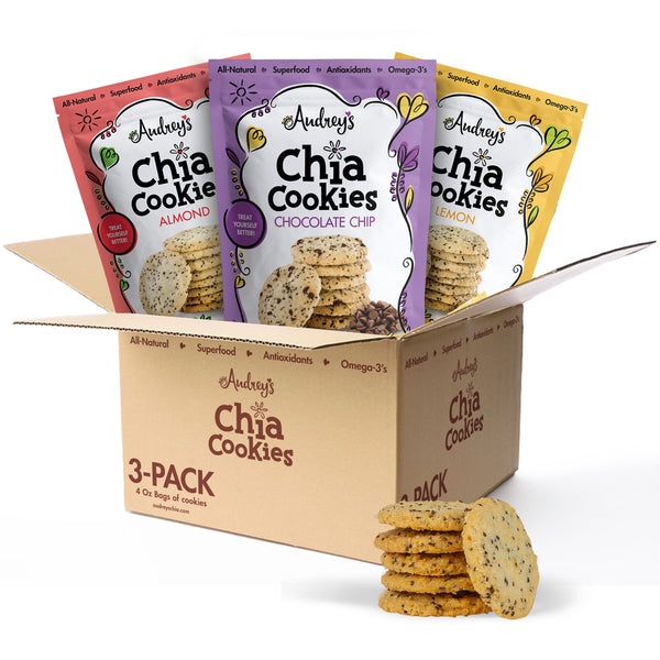 Radio Cookie Scene 全４１枚 オルタナ インディー Variety Pack of Audrey's Chia Cookies, Four Delicious Cookie Flavors